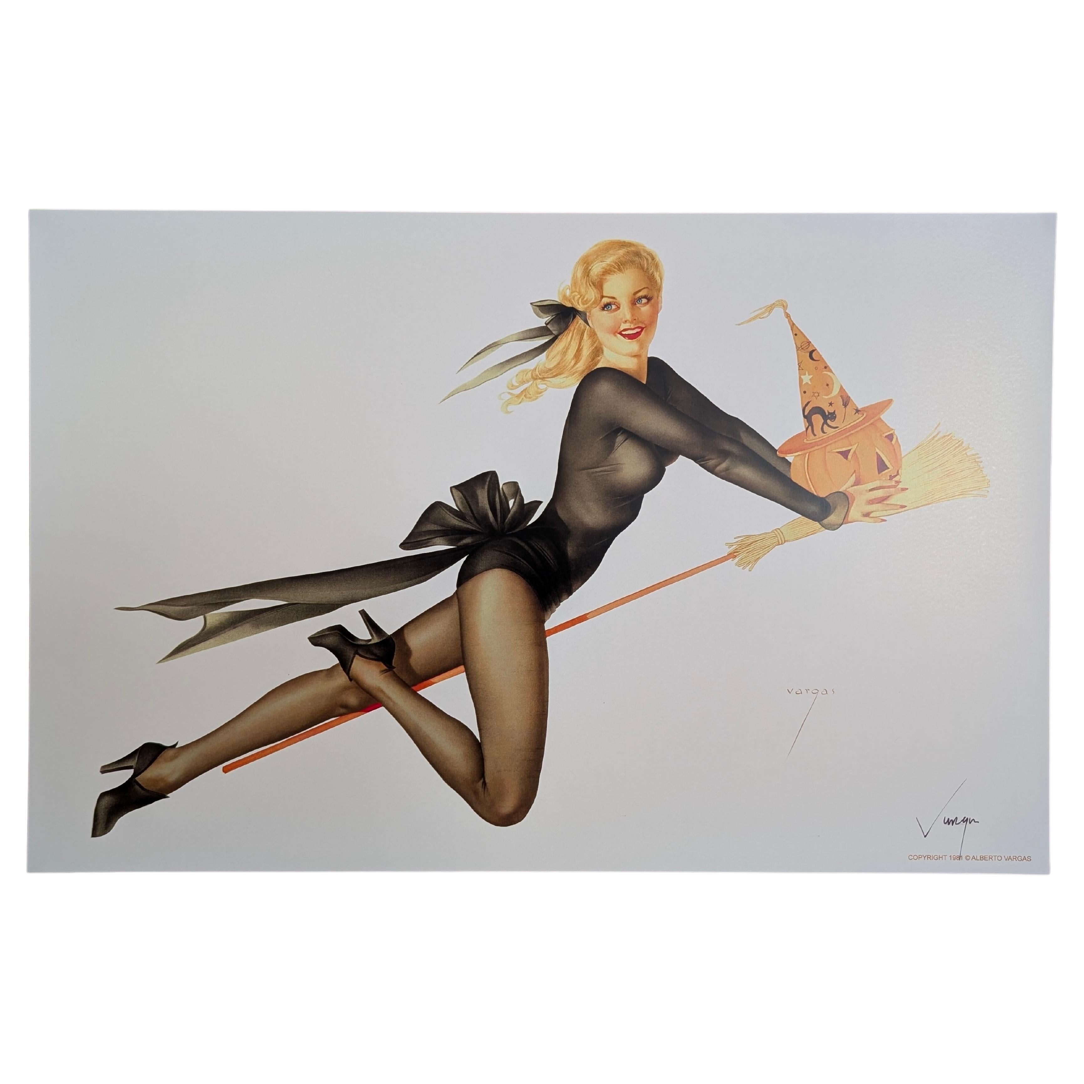 Alberto Vargas Stampa Pin-Up Girl firmata a mano, Pinup, Pin Up, 11x17