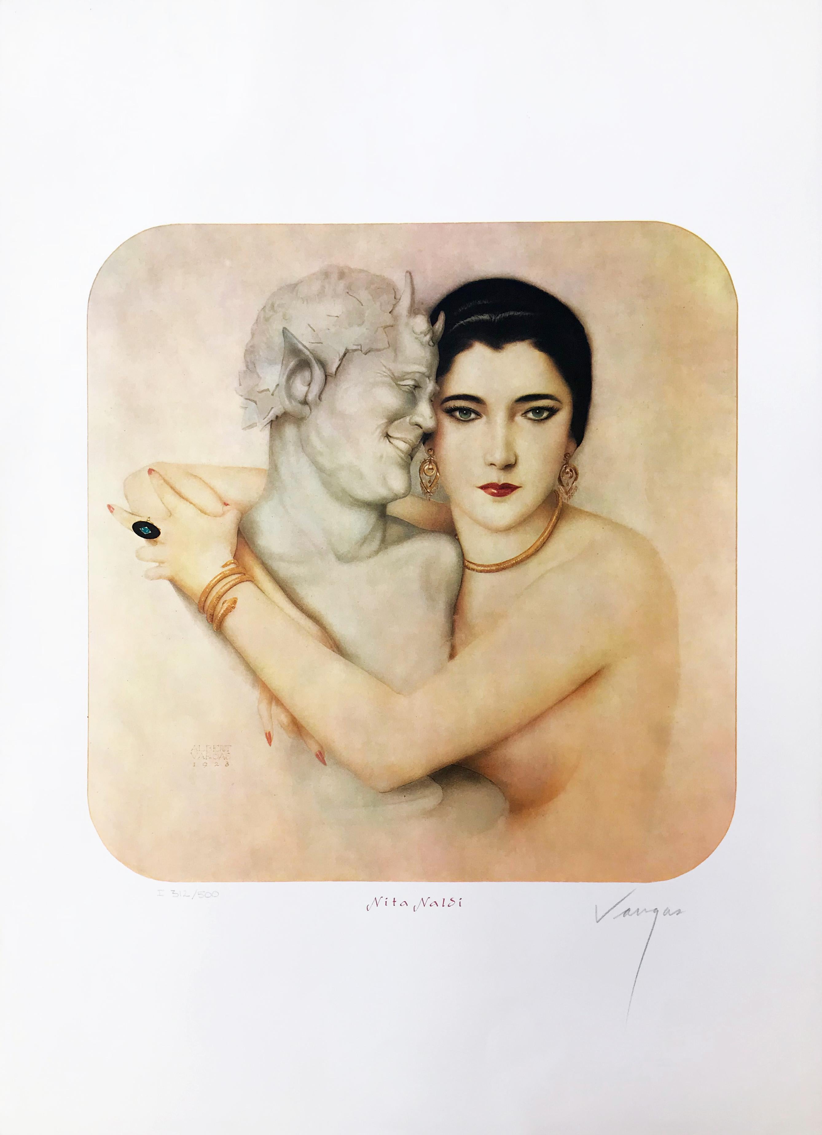 Alberto Vargas Portrait Print - NITA NALDI