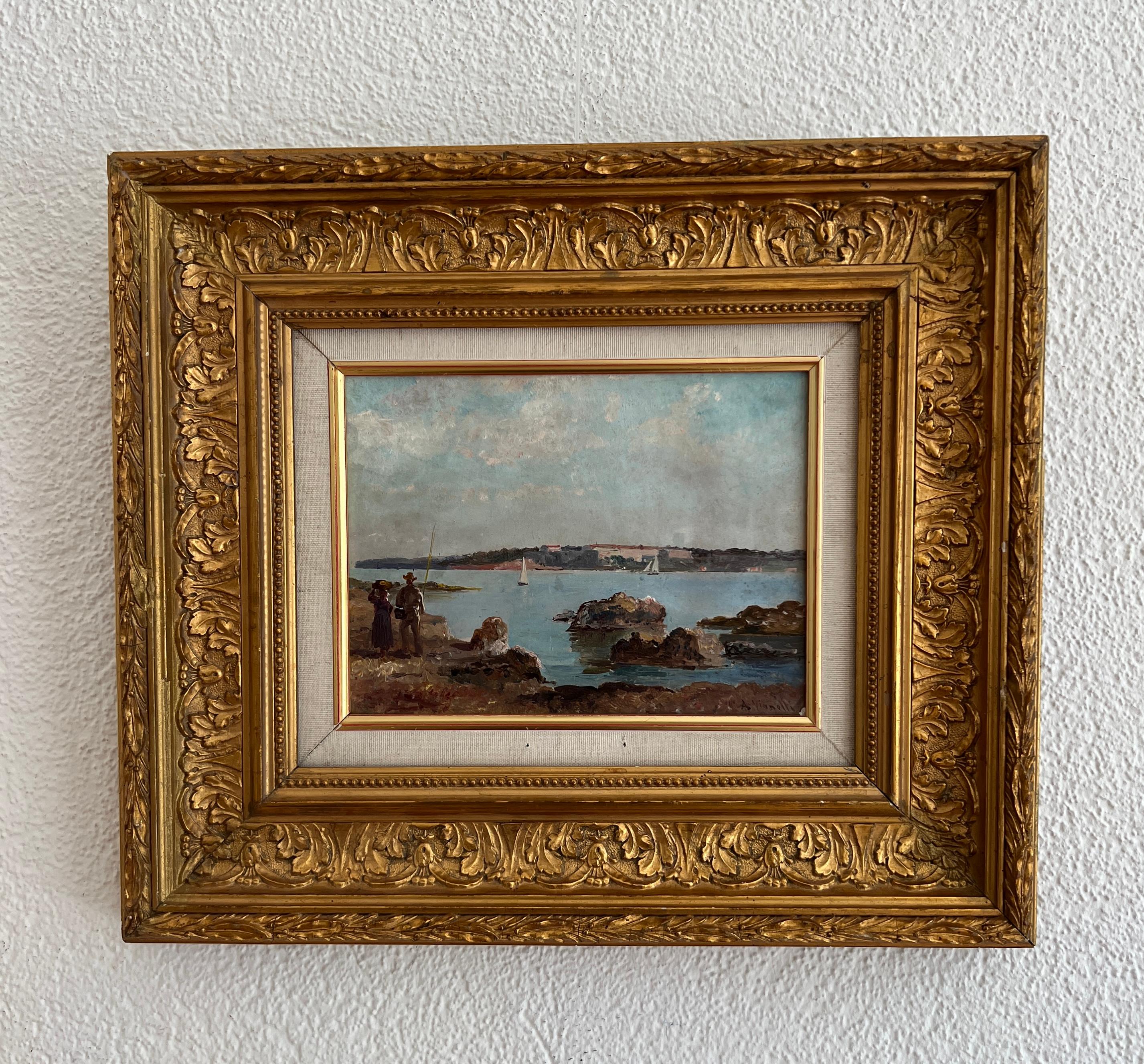 Fischer – Painting von Alberto Vianelli