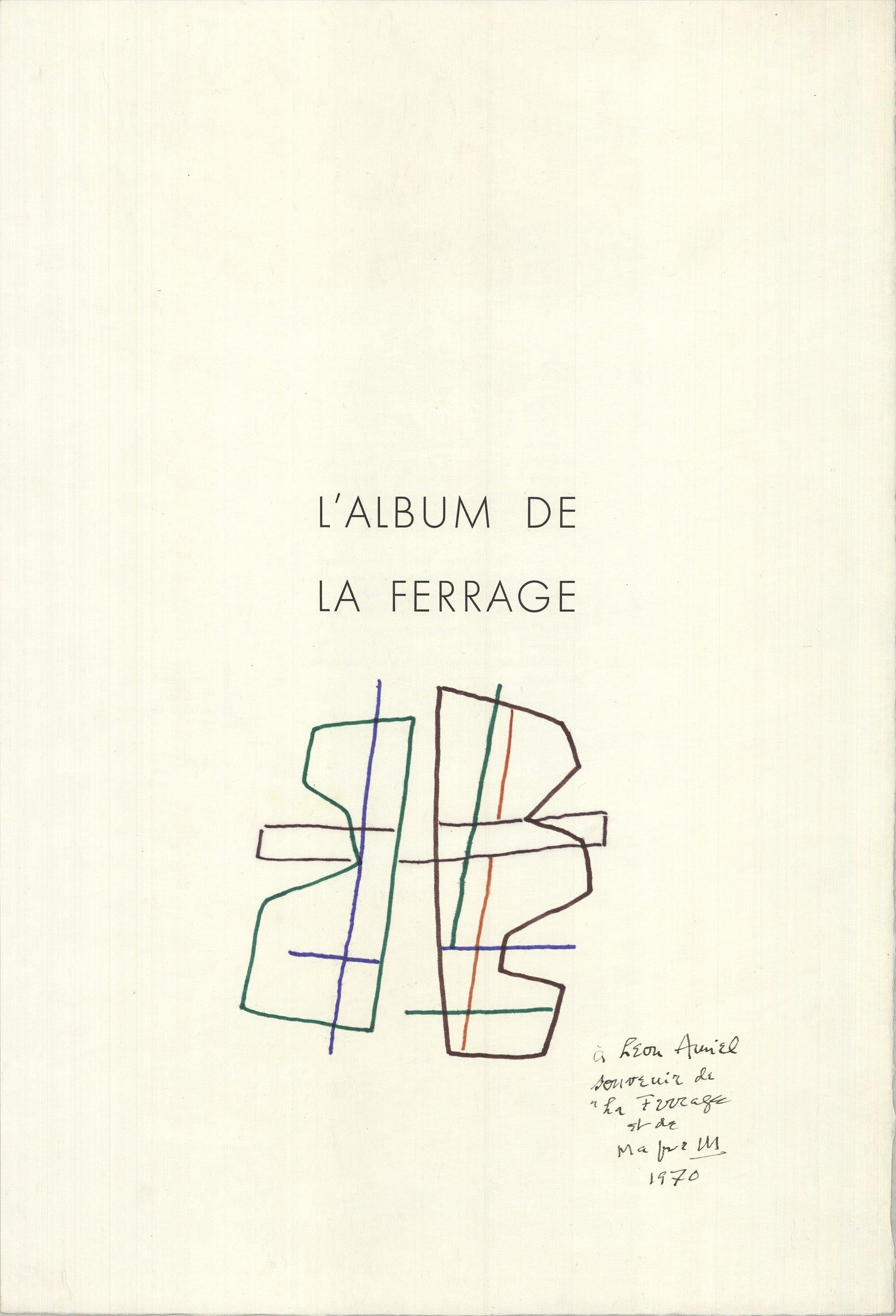 1970 Alberto Magnelli 'L'Album De La Ferrage' 