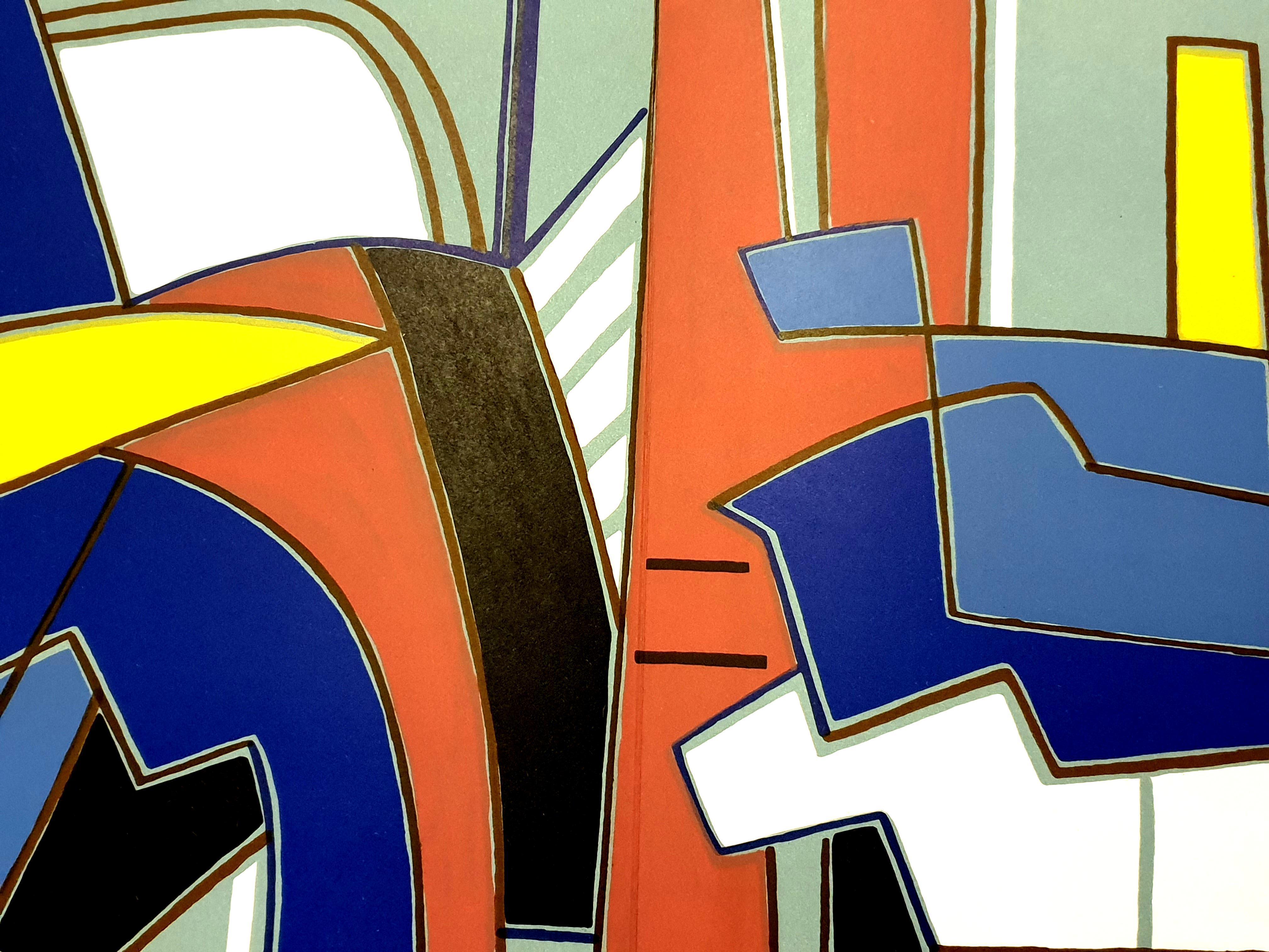 Alberto Magnelli - Composizione - Litografia originale in vendita 1