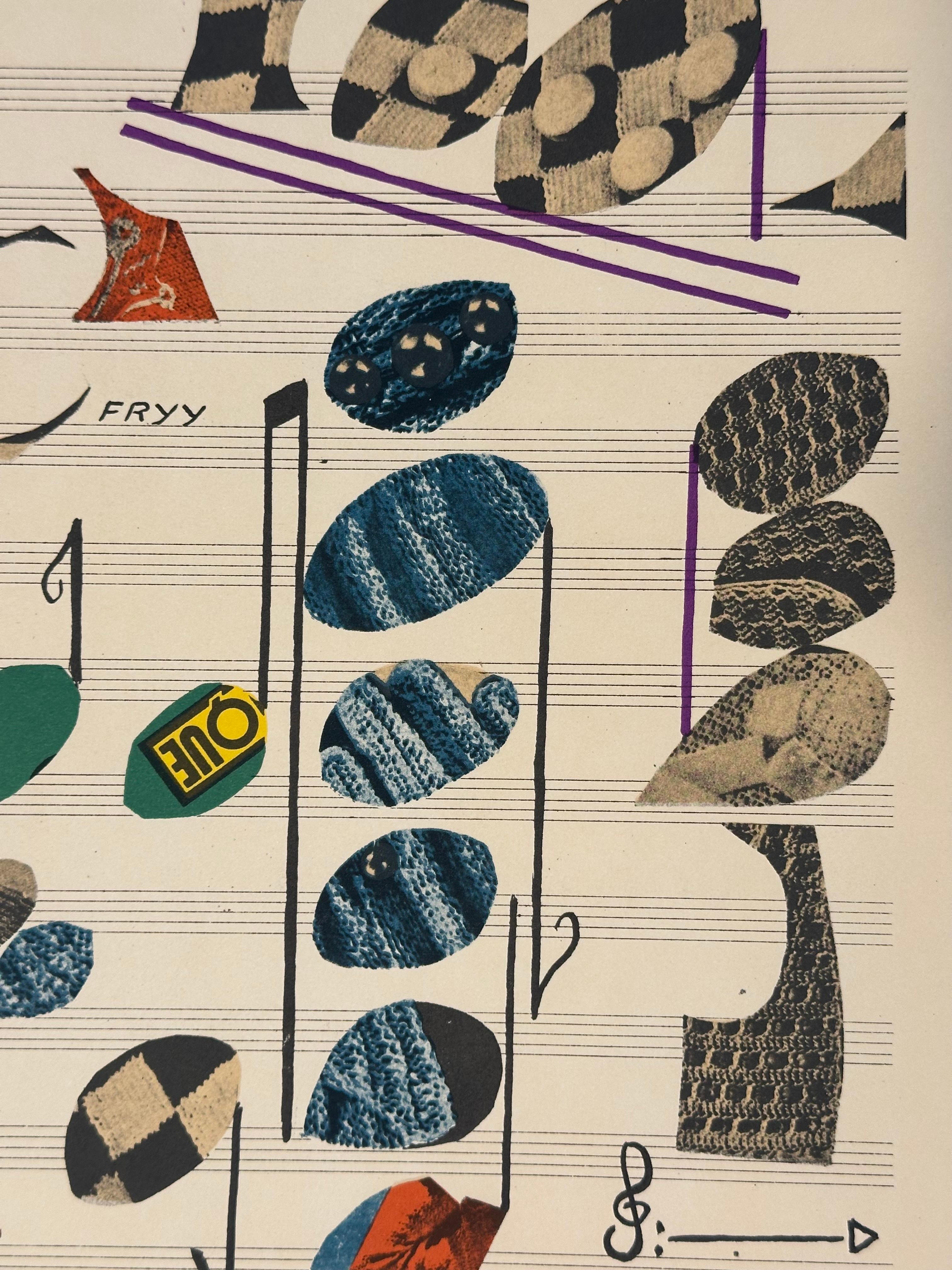 ALBERTO MAGNELLI, Fryy, 1941 - Print Moderno di Alberto Magnelli