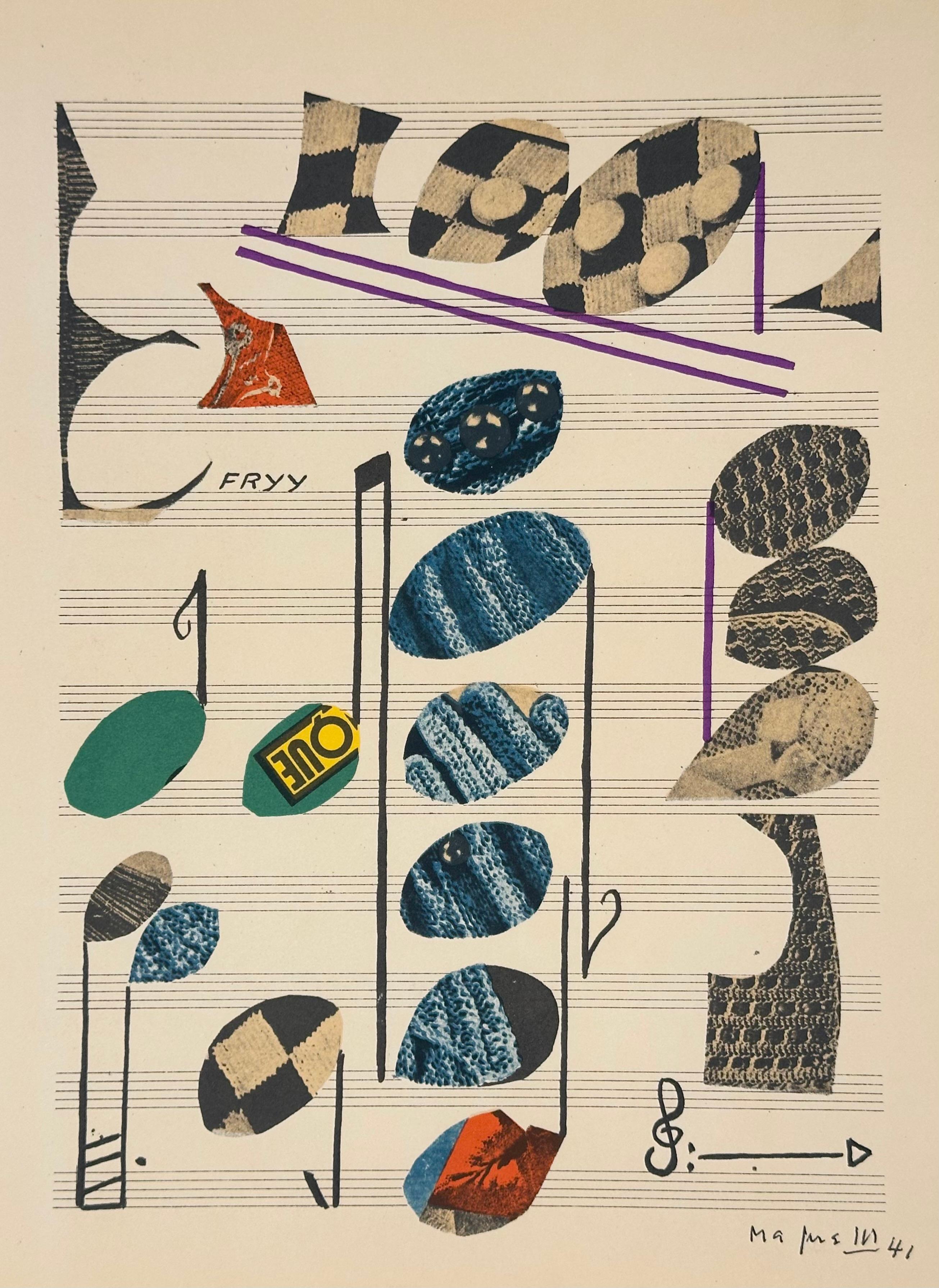 Abstract Print di Alberto Magnelli - ALBERTO MAGNELLI, Fryy, 1941