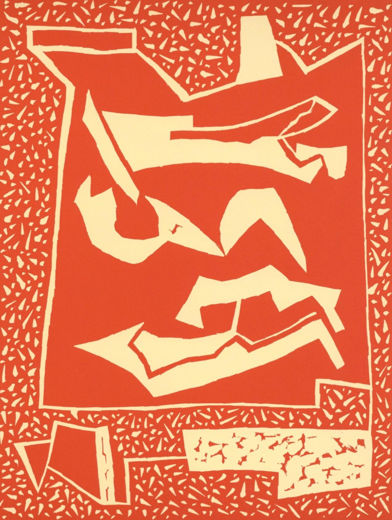 Alberto Magnelli Figurative Print - Composition 66 (Abadie 66), Société internationale d'art XXe siècle