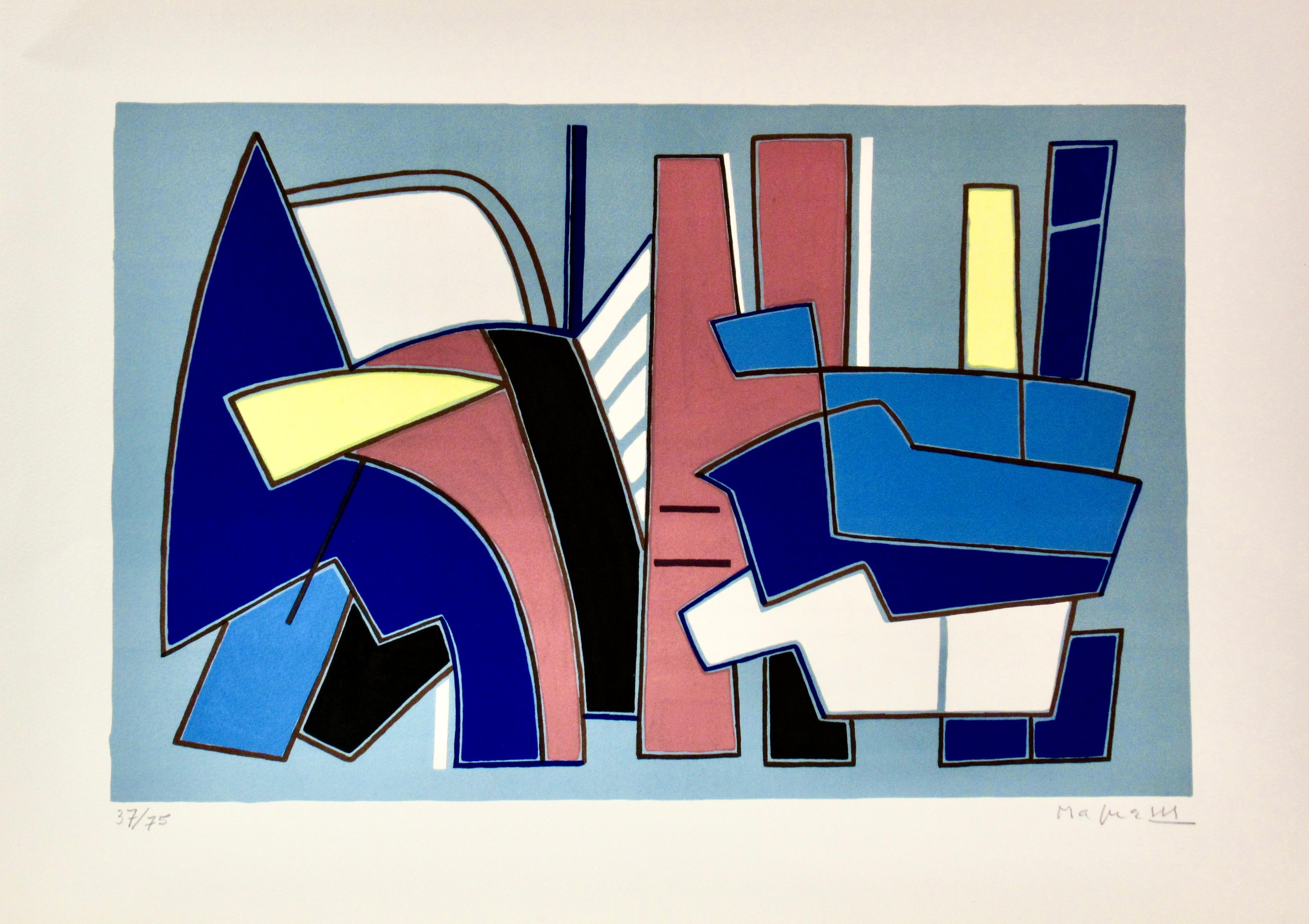 Composition - Print by Alberto Magnelli