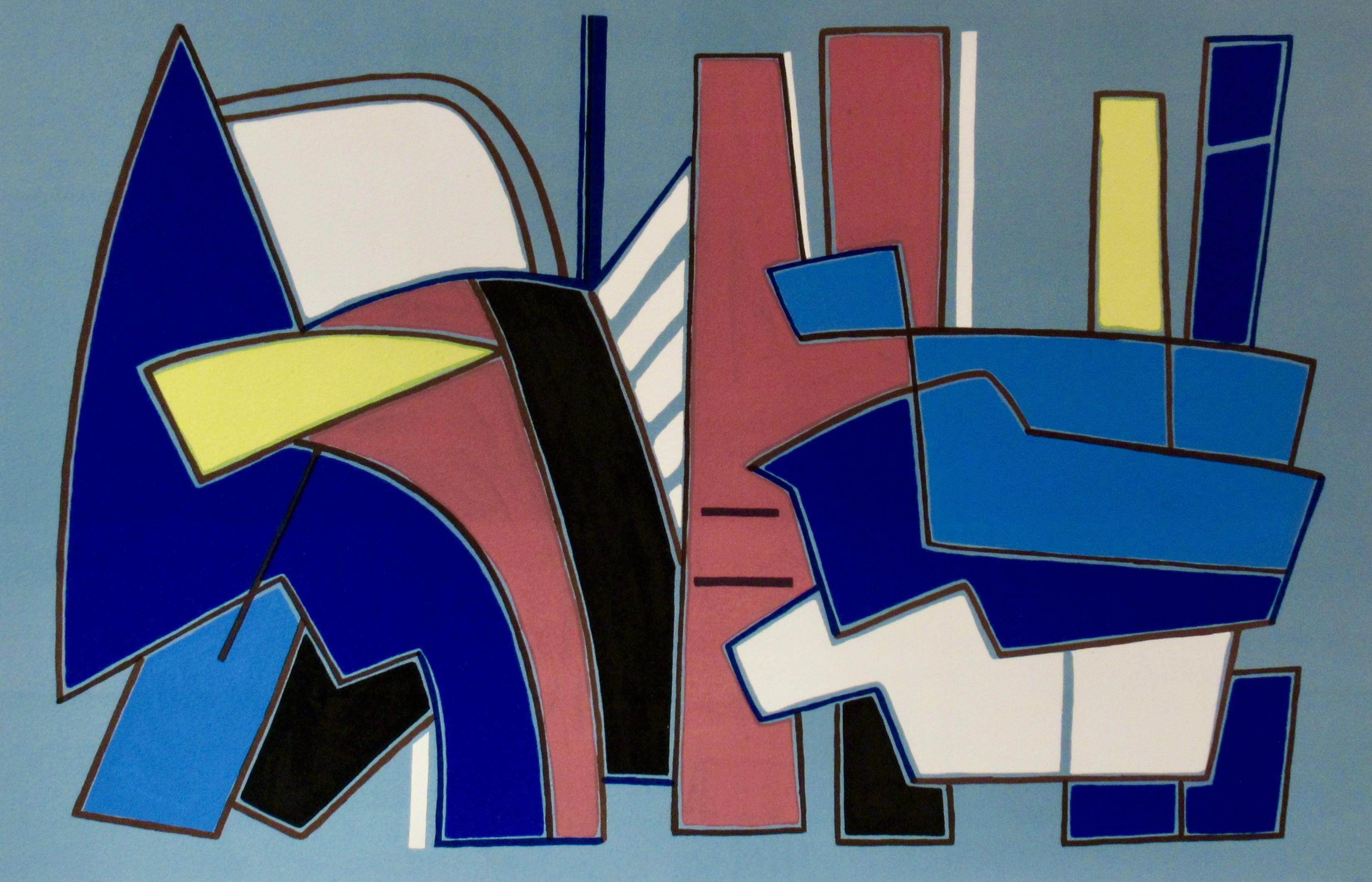 Alberto Magnelli Abstract Print - Composition