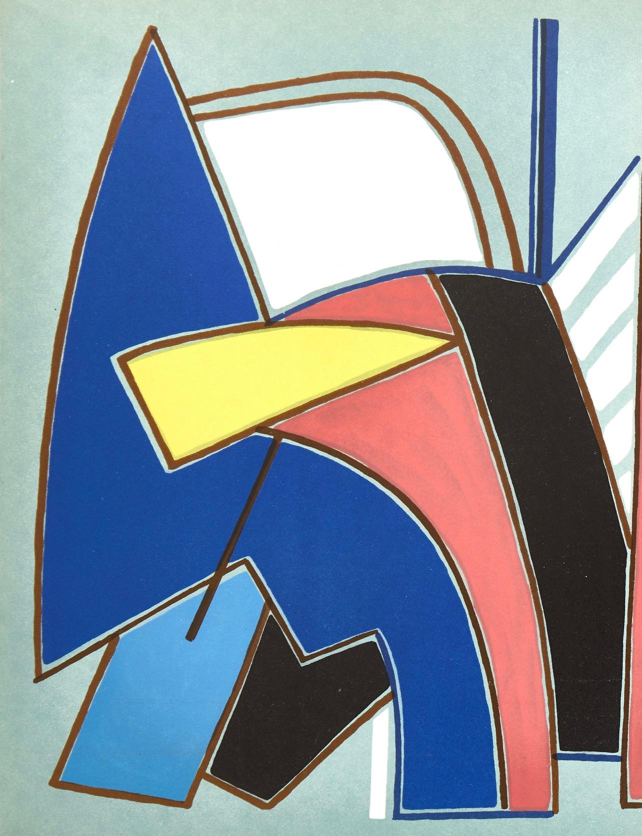 Composición, Société internationale d'art XXe siècle - Print de Alberto Magnelli