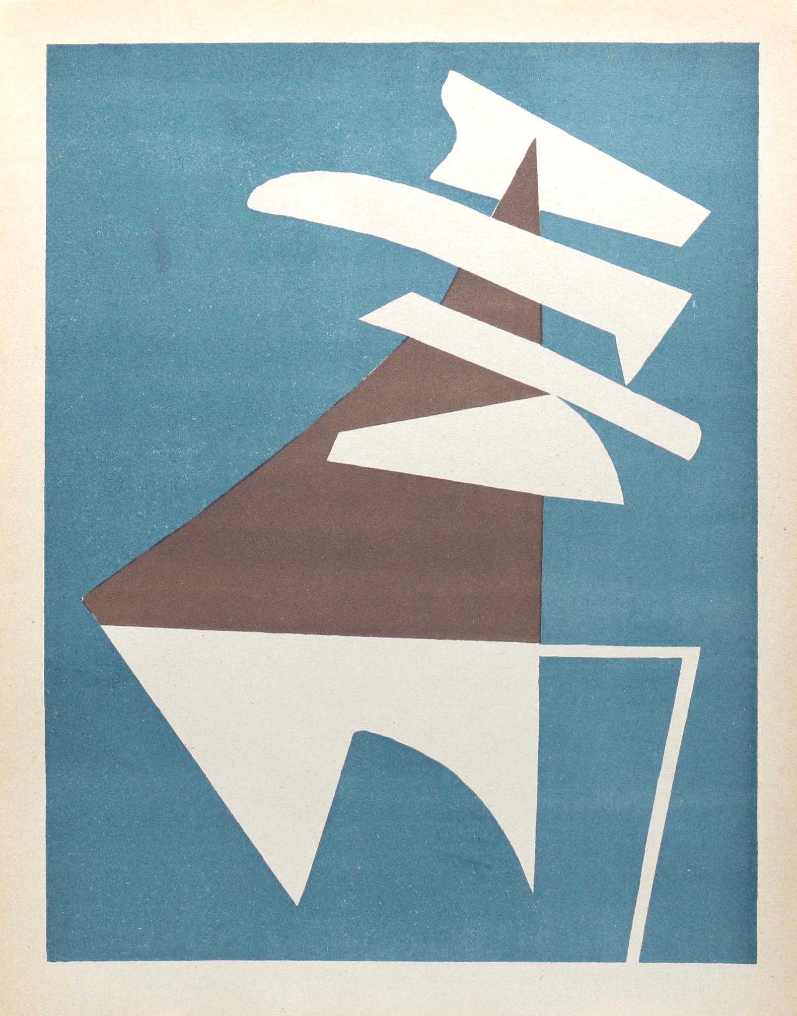 Litografía sobre papel vélin. Tamaño del papel: 12,4 x 9,65 pulgadas. Inscripción: Sin firmar y sin numerar, tal como se emitió. Notas: Del álbum, XXe siècle, Nouvelle série N° 2 (double) Janvier 1952, Cahiers d'Art publiés sous la direction de
