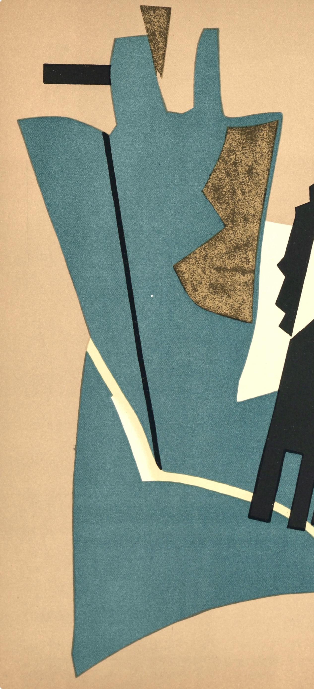 Magnelli, Composition, San Lazzaro et ses Amis, XXe siècle (after) - Modern Print by Alberto Magnelli