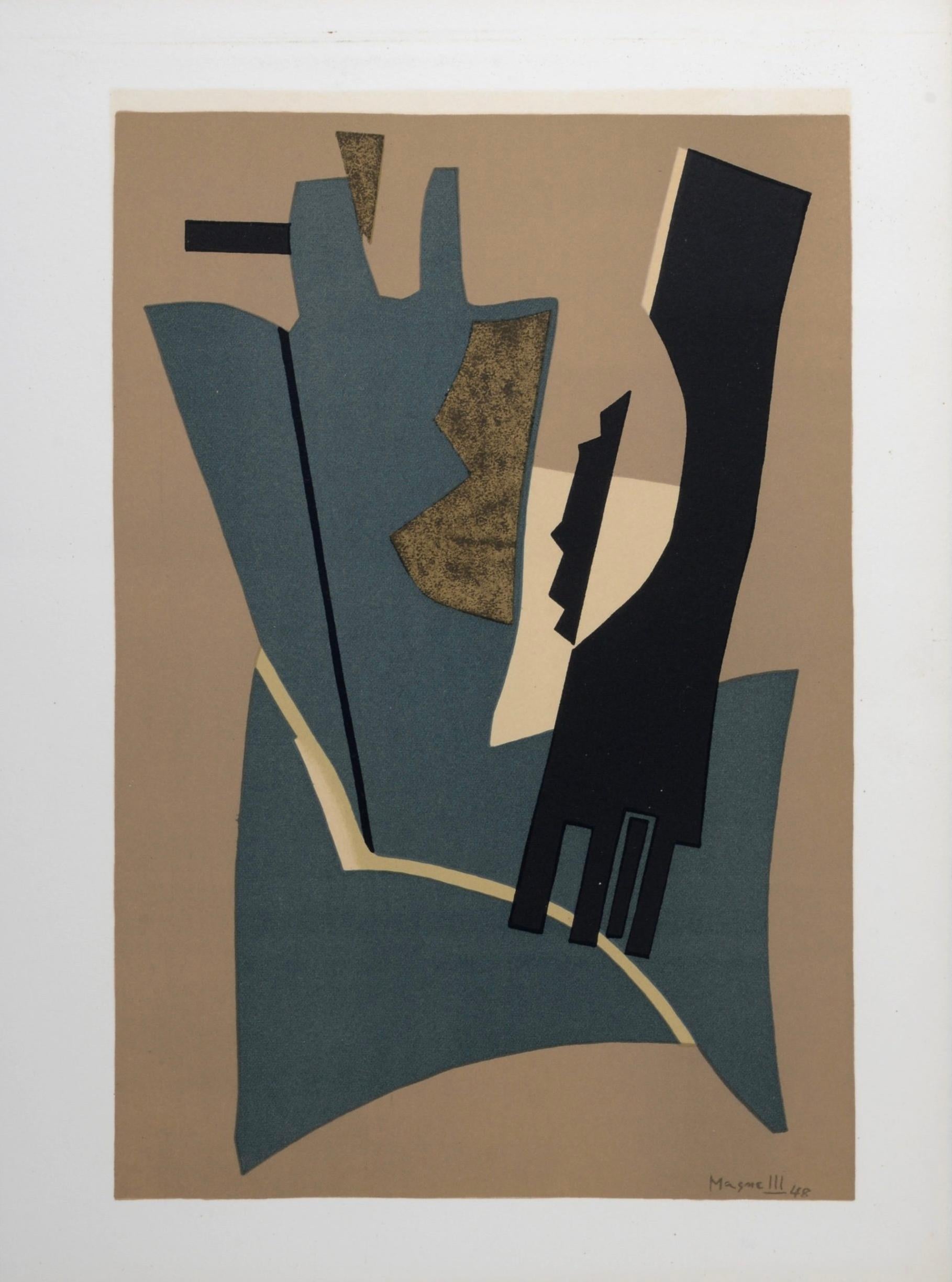 Magnelli, Composition, San Lazzaro et ses Amis, XXe Siècle (after) For Sale 1