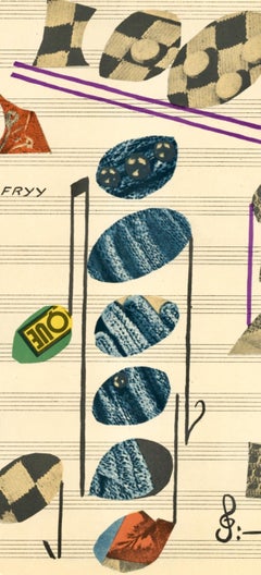 Alberto Magnelli, Music, from XXe Siecle, 1971