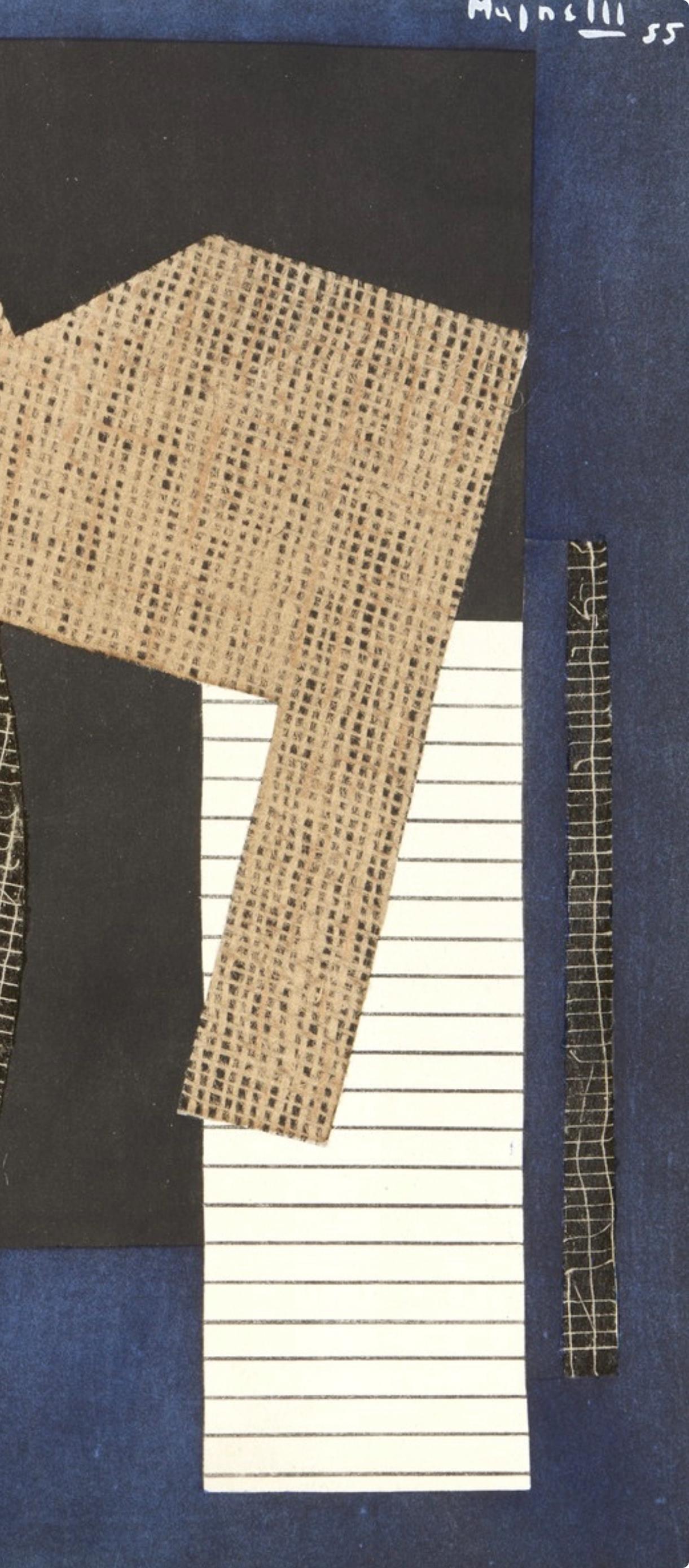 Papel collé, Société internationale d'art XXe siècle - Print by Alberto Magnelli