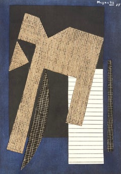 Vintage Papel collé, Société internationale d'art XXe siècle