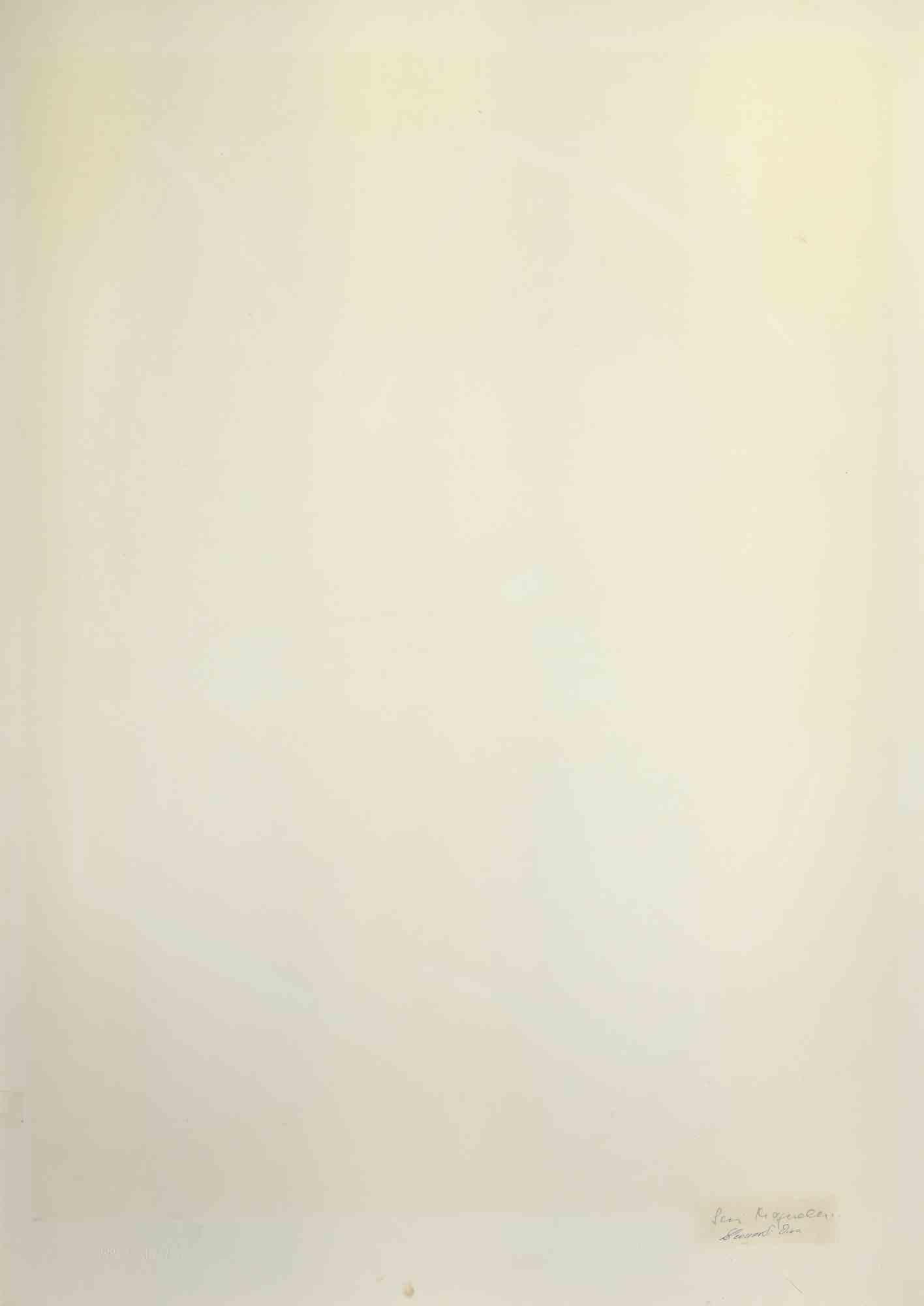 Untitled - Lithograph by Alberto Magnelli - Mid-20th Century For Sale 2