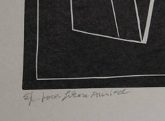 VI-2 from La Magnanerie de la Ferrage, Abstract Linocut by Alberto Magnelli