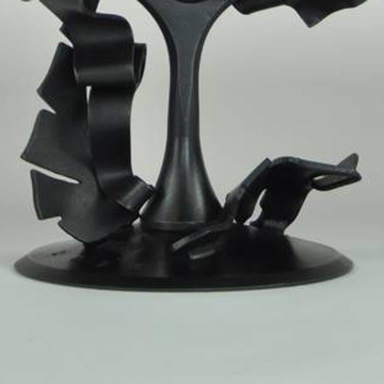 Brock Menorah - Sculpture by Albert Paley