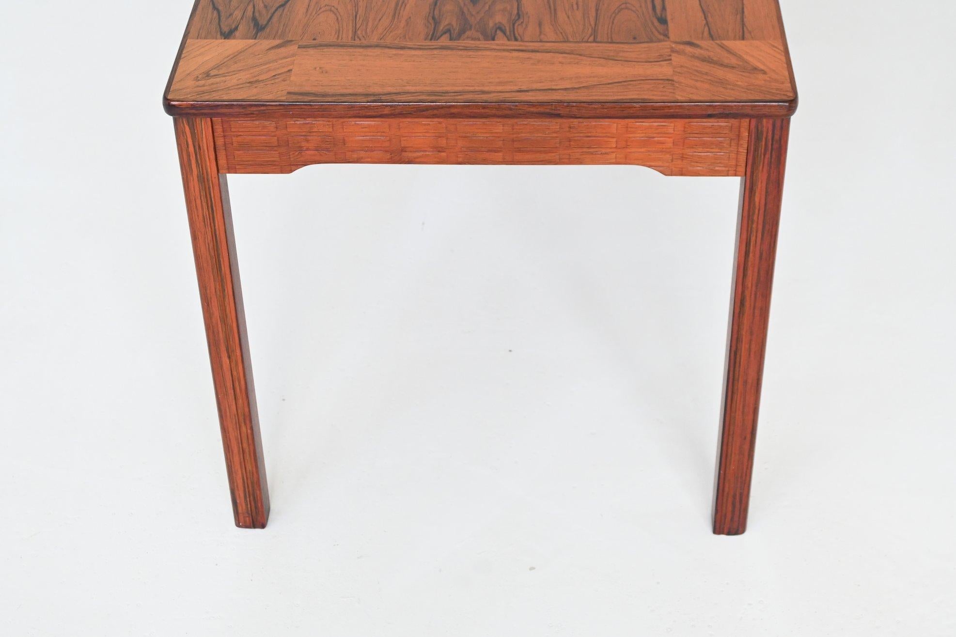 Alberts Tibro large coffee table in rosewood Denmark 1970 For Sale 6