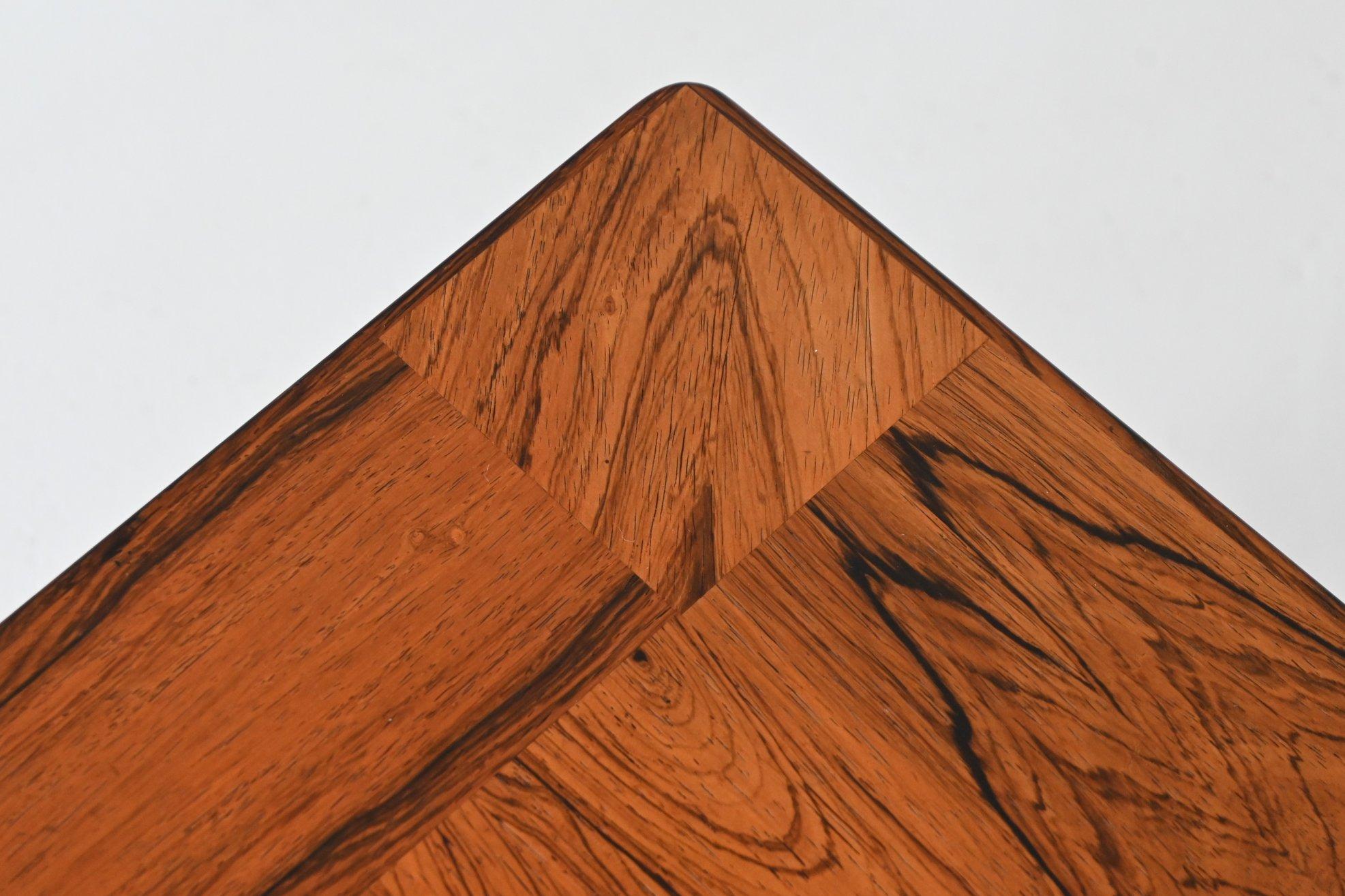 Alberts Tibro large coffee table in rosewood Denmark 1970 For Sale 1