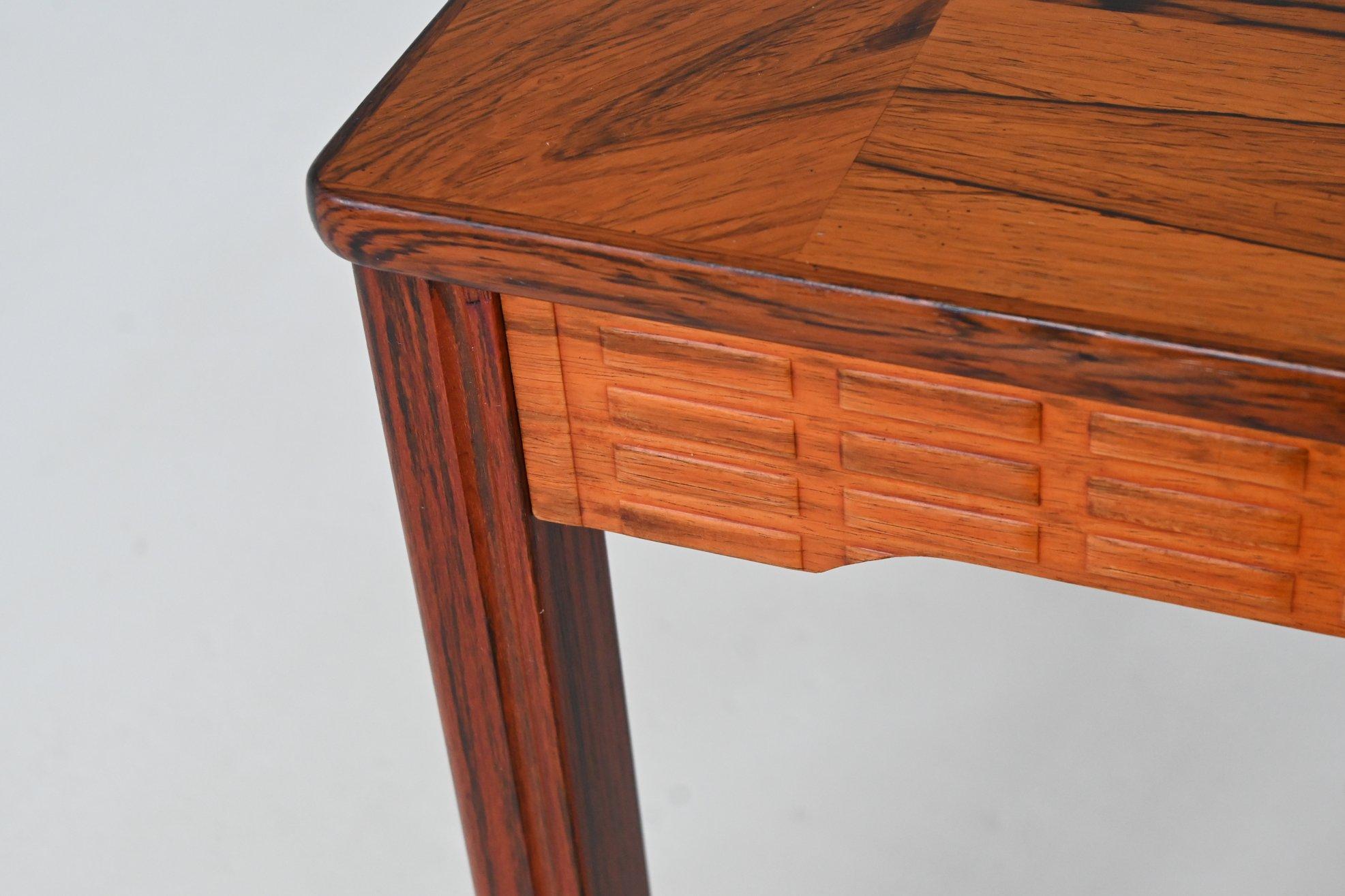 Alberts Tibro large coffee table in rosewood Denmark 1970 For Sale 2