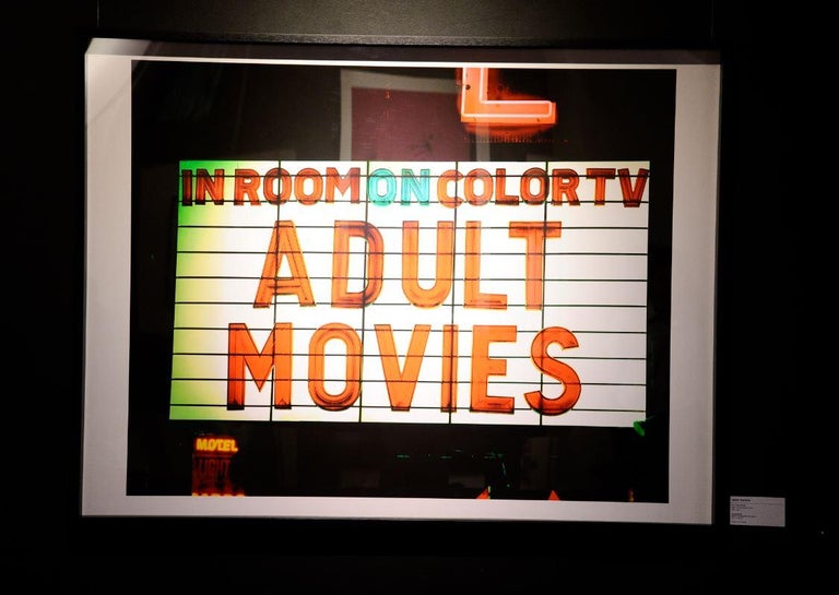 Albert Watson Adult Movies iconic sign from Albert Watson Las Vegas