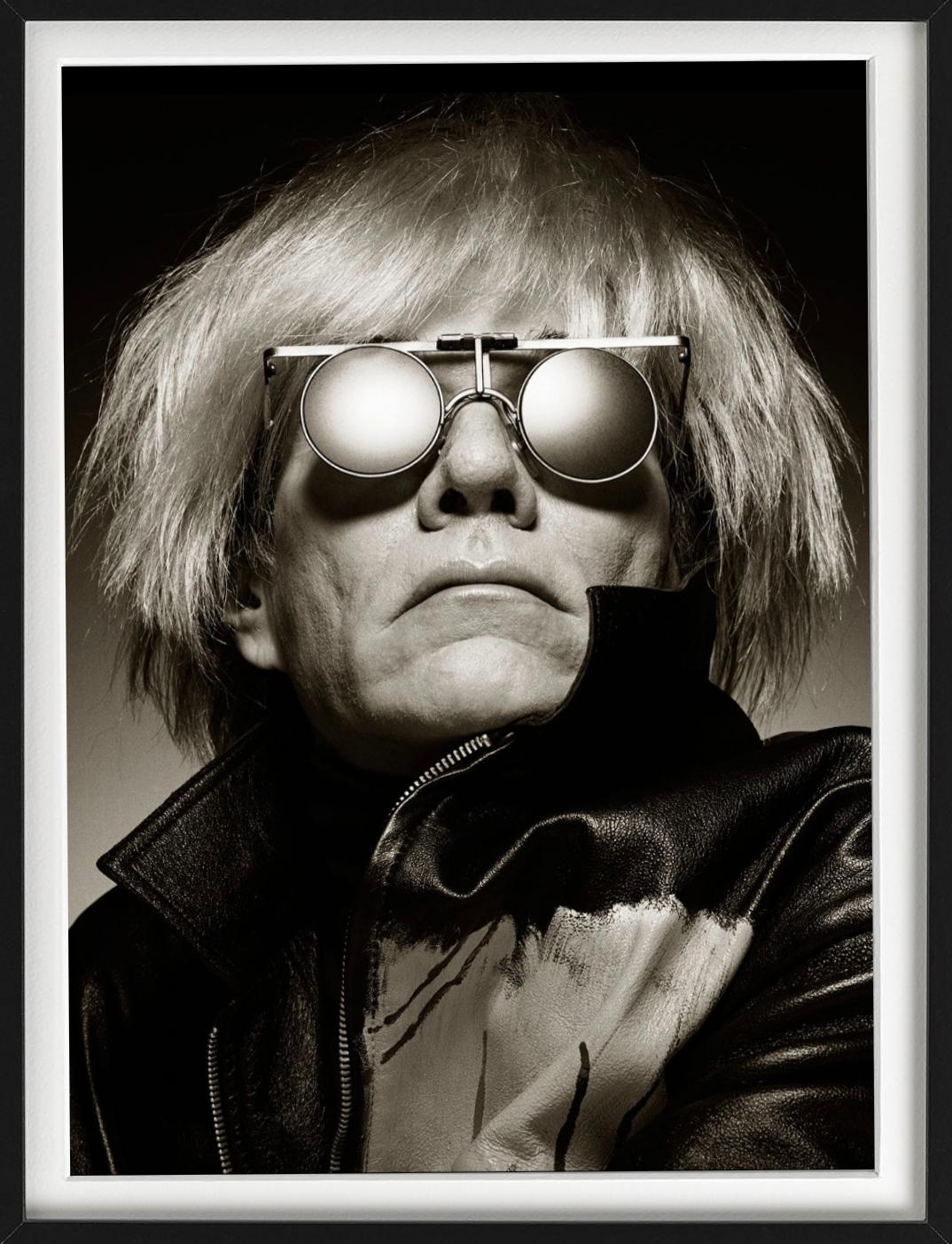'Andy Warhol' - portrait of the artist as Terminator, fine art photography 1985  - Gray Portrait Photograph by Albert Watson