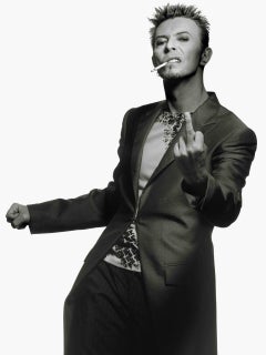 Bowie, 'The Finger' – Albert Watson, Black & White, Pop, Music, David Bowie