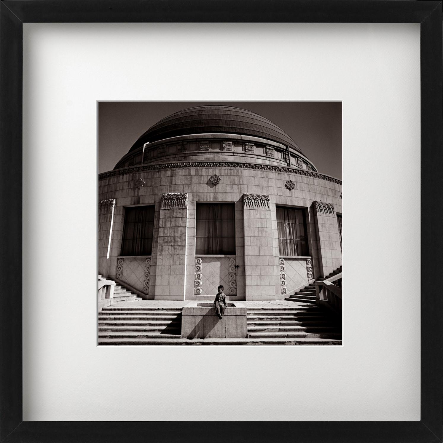 BOY WANTS AWAITING PARENTS - Beijing Observatory, Fine Art Photography, 1979 For Sale 1
