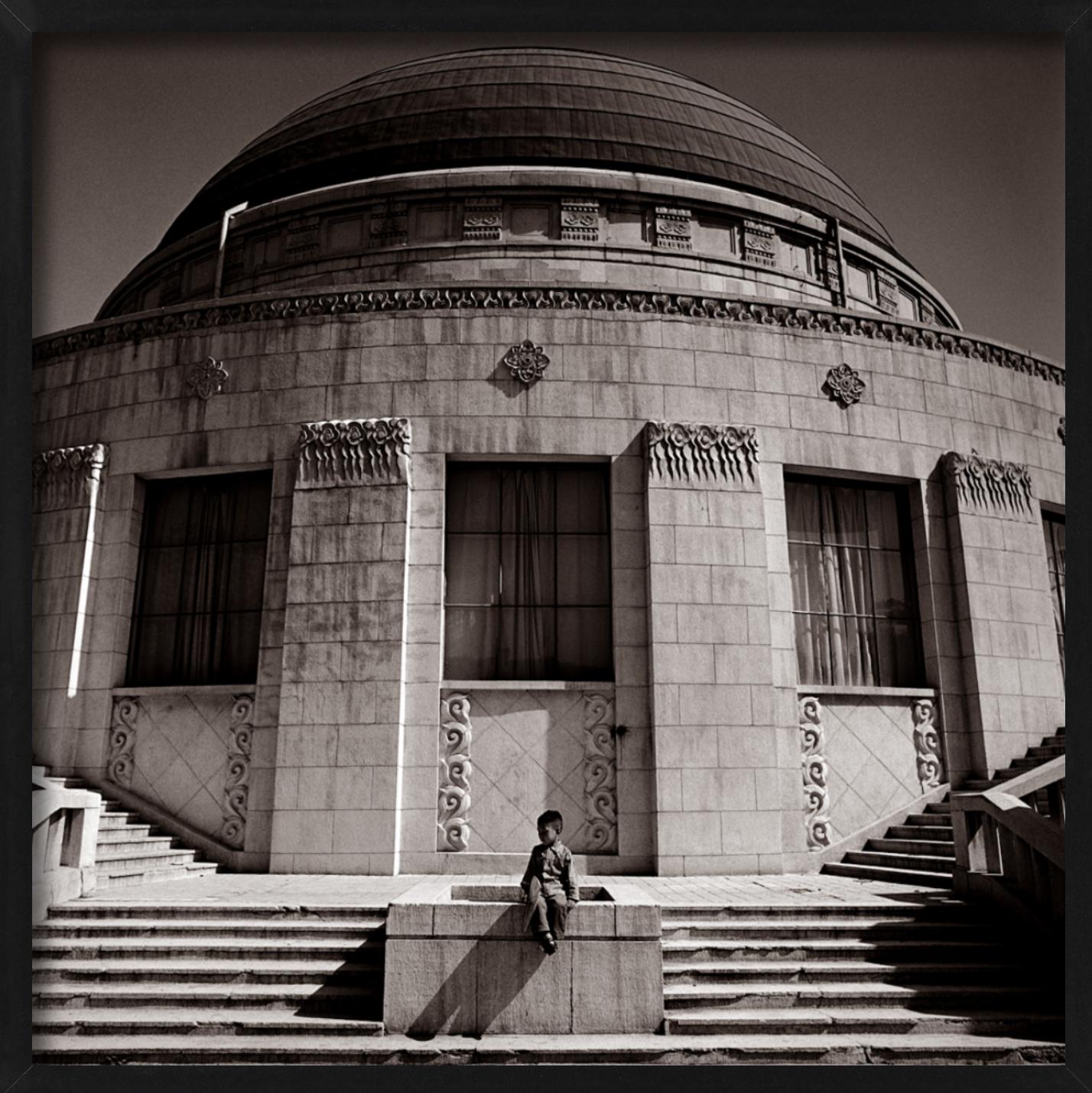 BOY WANTS AWAITING PARENTS - Beijing Observatory, Fine Art Photography, 1979 For Sale 2