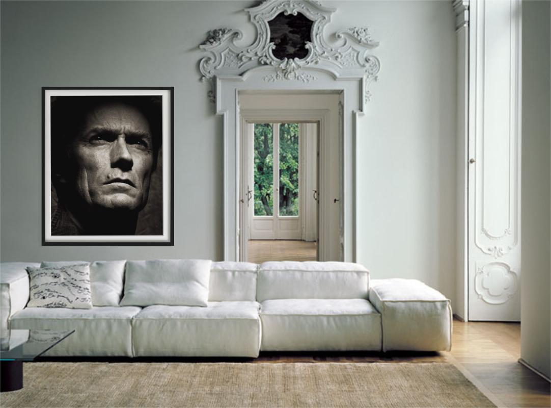 Clint Eastwood' - Porträt für den Rolling Stone, Kunstfotografie, 1985 – Photograph von Albert Watson