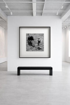 Clown and Bull, Calgary Rodeo 1978, Fine Art Photography, Limited Edition