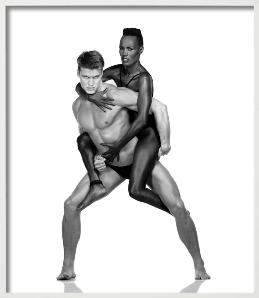 Grace Jones and Dolph Lundgren, New York, photographed by  Albert Watson in 1983.

All prints are limited edition. Available in multiple sizes. High-end framing on request.

All prints are done and signed by the artist. The collector receives an