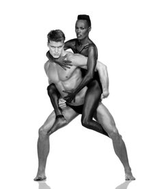 Grace Jones and Dolph Lundgren, New York - Nude, Fine Art Photography, 1983