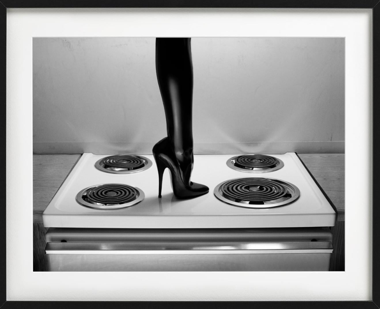 Heel on stove top, Budget Suits, Las Vegas (2000) - fine art photography For Sale 1