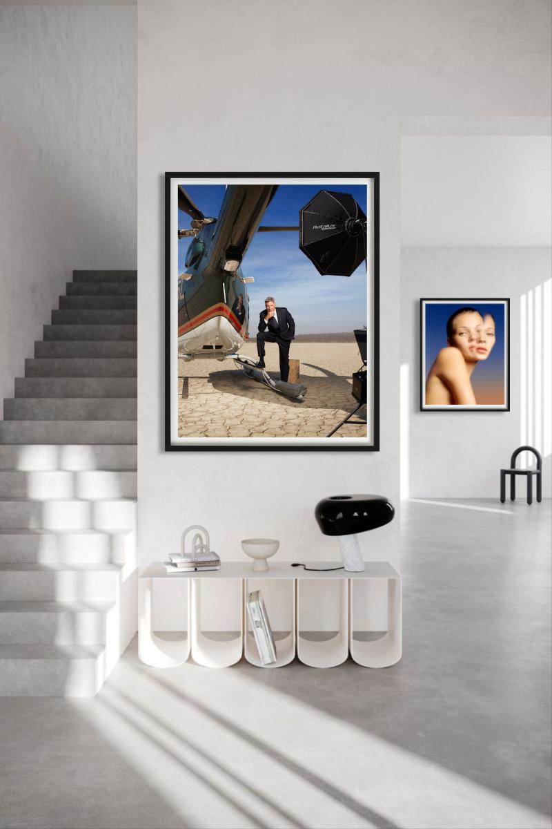 Kate Moss, Reflection on Water, photographie d'art, 1977 en vente 6