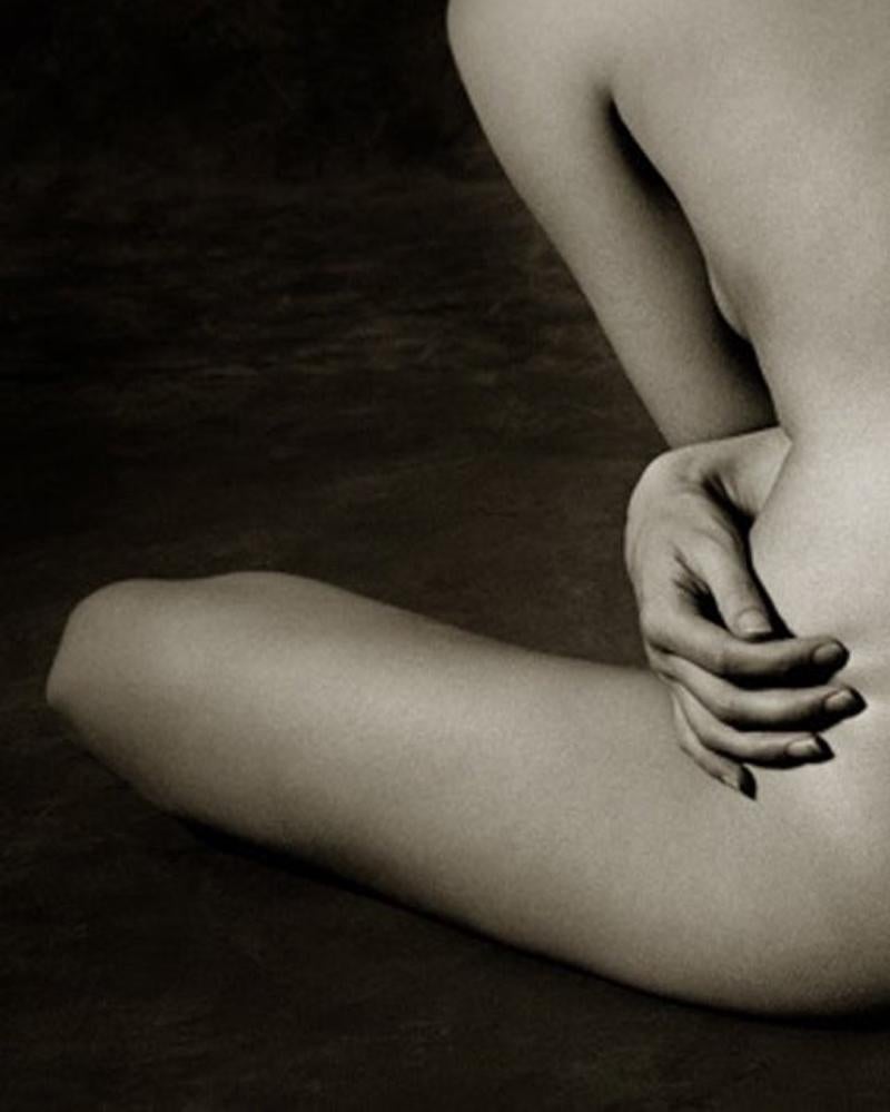 Kate Moss (Rückseite), Marrakesch Albert Watson, Aktfotografie, Frau, Schwarzweiß im Angebot 2