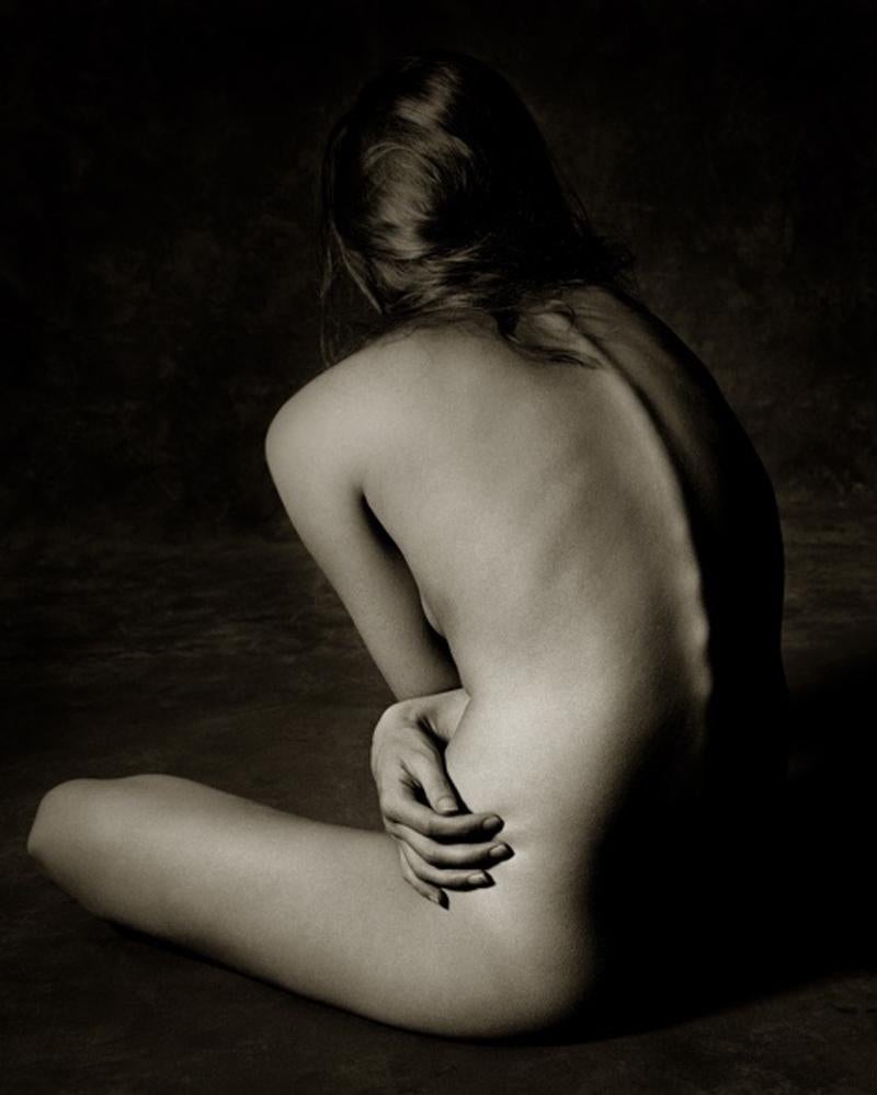 Kate Moss (Rückseite), Marrakesch Albert Watson, Aktfotografie, Frau, Schwarzweiß