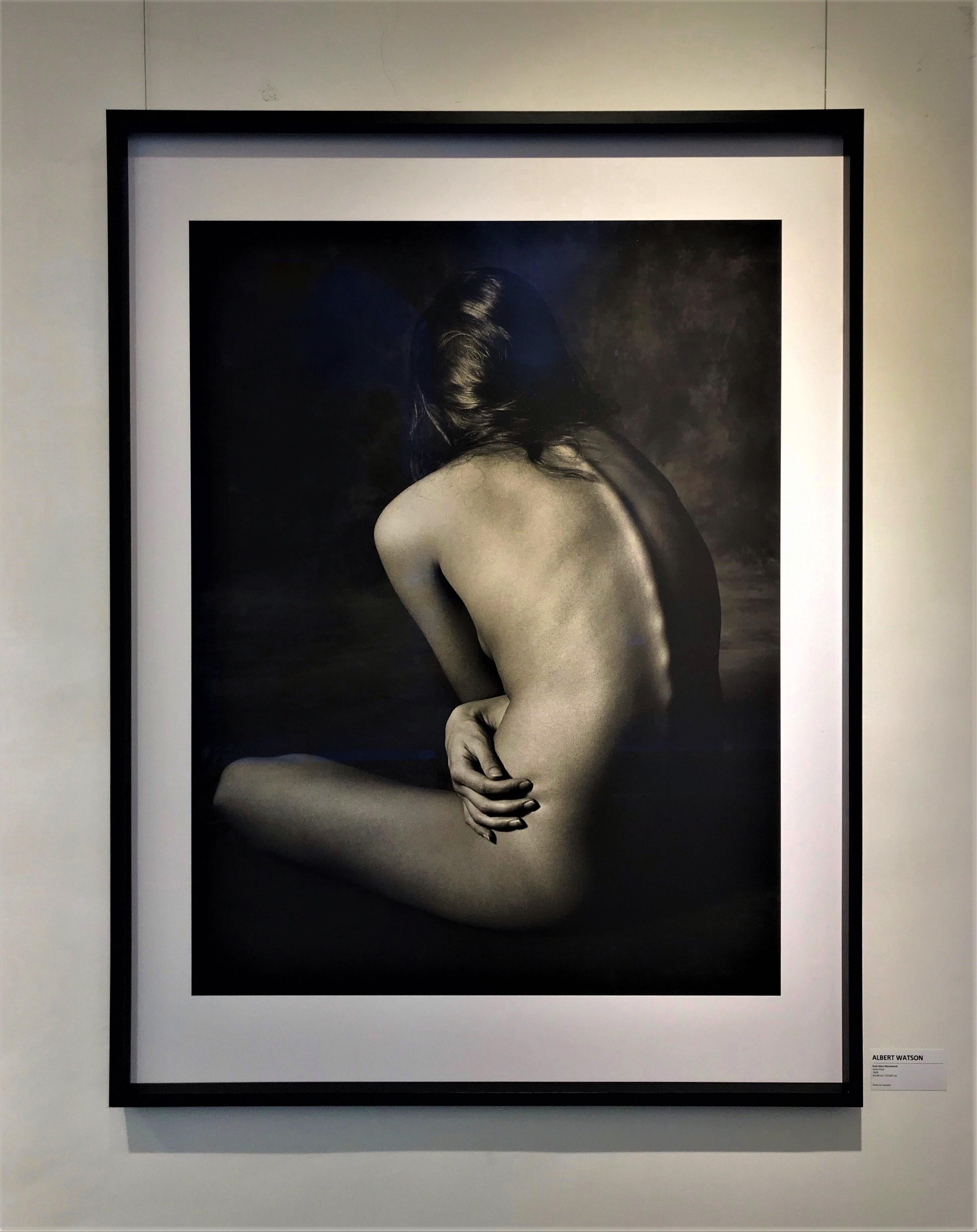 Kate Moss Back, Marrakech - nude portrait of the supermodel and fashion icon - Photograph by Albert Watson