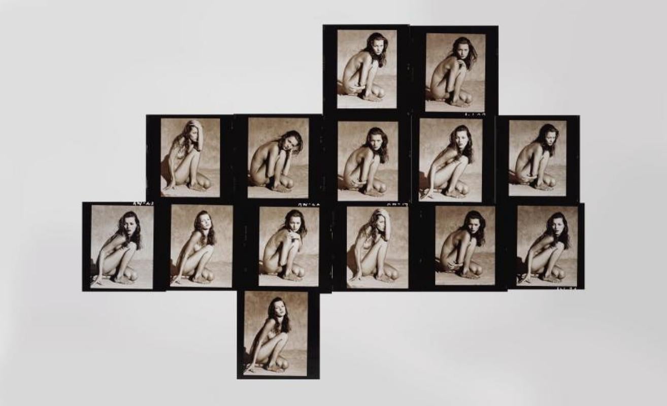 Albert WATSON (*1942, Schottland)
Kate Moss Kontaktbogen (horizontal), Marrakesch, 1993
Archivierungs-Pigmentdruck
Blatt 61 x 86 cm (24 x 34 in.)
Auflage von 25, plus 2 AP; AP1
Nur drucken

Albert Watson wurde 1942 in Edinburgh, Schottland,
