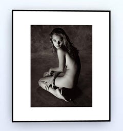 Kate Moss, Frontaler Akt II - Albert Watson, Akt, Kate Moss, S/W, Kunst, Modell