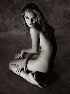 Kate Moss, Frontal Nude II – Albert Watson, Nude, Kate Moss, B/W, Art, Model 