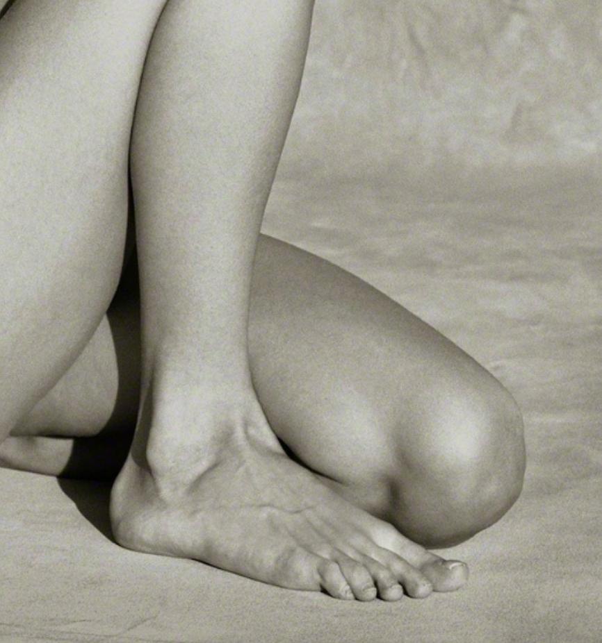 Kate Moss Frontal Nude III - Photograph by Albert Watson