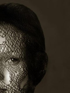 Kate Moss (Veil) – Albert Watson, Model, Portrait, Woman, Art, Photography