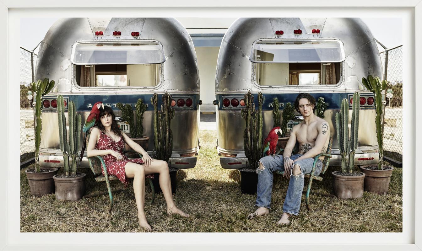 Laetitia Casta outside, Pirelli, Fine Art Photography For Sale 7