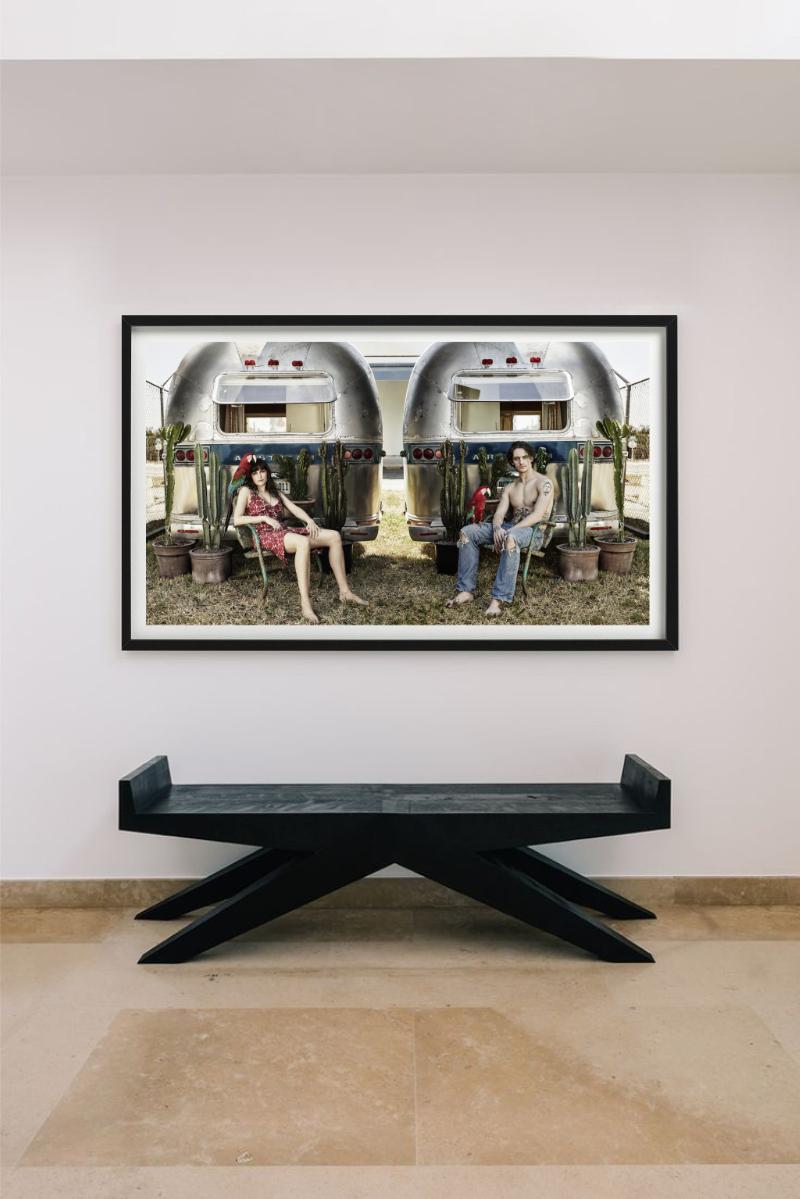 Laetitia Casta outside, Pirelli, Fine Art Photography For Sale 1