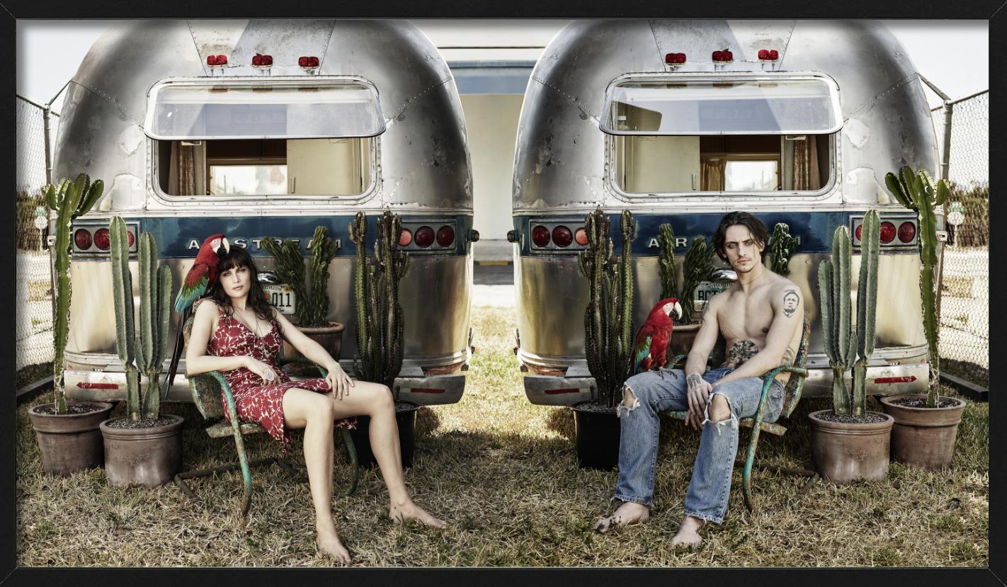 Laetitia Casta outside, Pirelli, Fine Art Photography For Sale 5