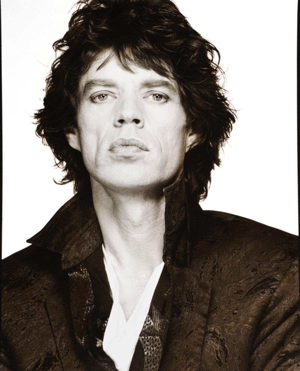 Mick Jagger, New York City, 1989 Albert Watson, Art, Noir et Blanc, Portrait en vente 2