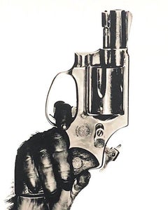"Monkey with Gun, 1992", Gelatin Silver Print