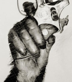 Monkey with Gun, New York City – Albert Watson, Contemporary, Animal, print
