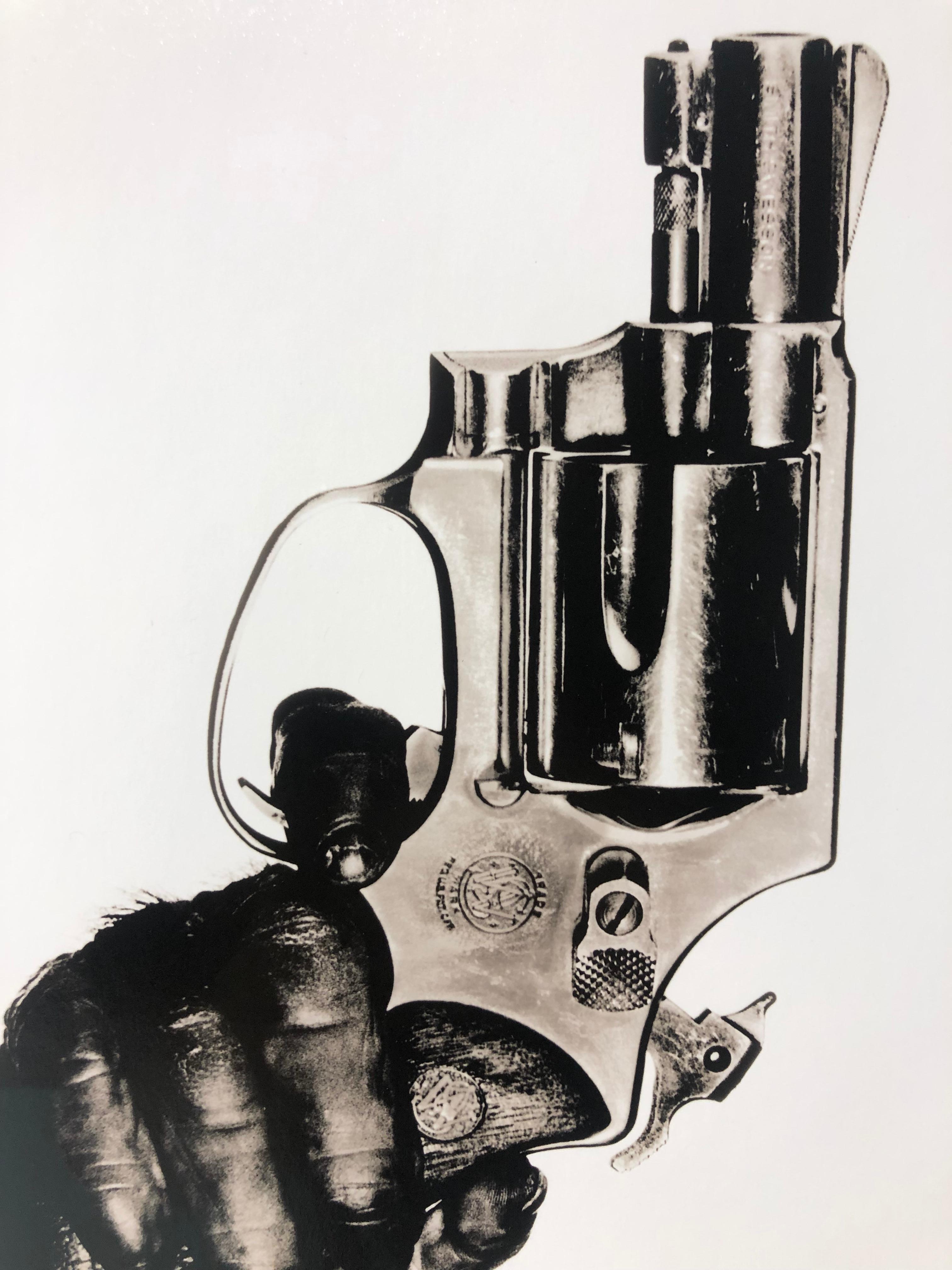 Monkey with Gun, New York City – Albert Watson, Contemporary, Gun, Vintage For Sale 2