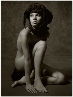 Vintage Moss Turban – Albert Watson, Nude, Photography, BlackandWhite, Woman, Model, Art